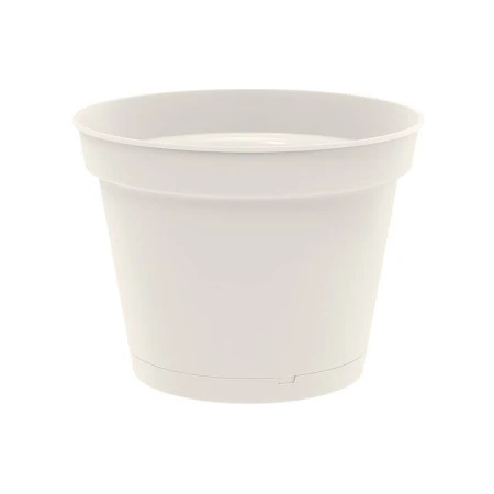 Горшок для цветов 380мм 20л пластик Mint с поддоном серый (10) 221612335/03