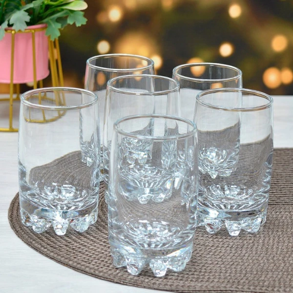 Стаканы набор 6шт 185мл стекло СИЛЬВАНА (8) ВЫВОД