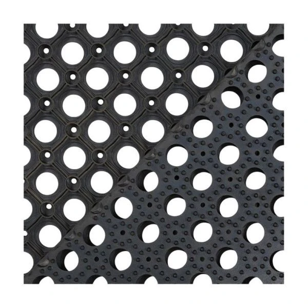 Коврик придверный ячеистый 50*80*2,2см резина грязесборный (5)