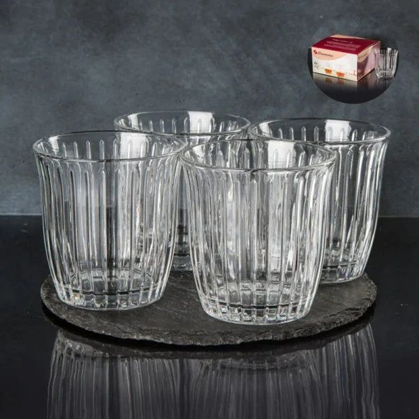 Стаканы набор 4шт 360мл стекло JOY (6)