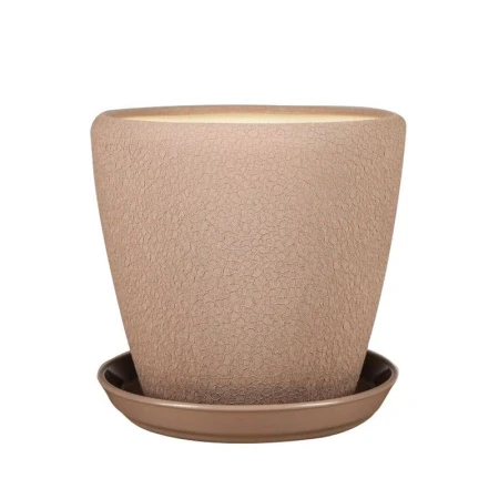 яяяГоршок цветочный керам. Грация №2 4,5л шелк аметист яяяГоршок цветочный керам. Грация №2 4,5л шелк аметист