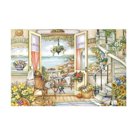 Термосалфетка 3D 43*29см полипропилен ДАЧНЫЙ ДОМИК TS0005 (12)