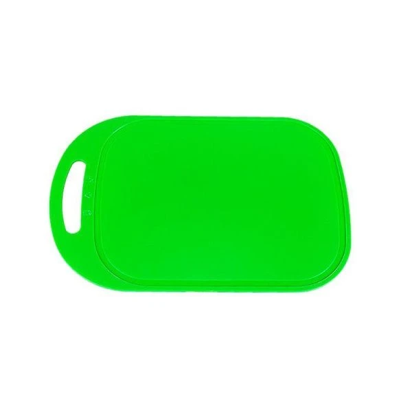 Доска разделочная 36*24*0,3см пластик овальная большая салатовая ДП-01 (30)