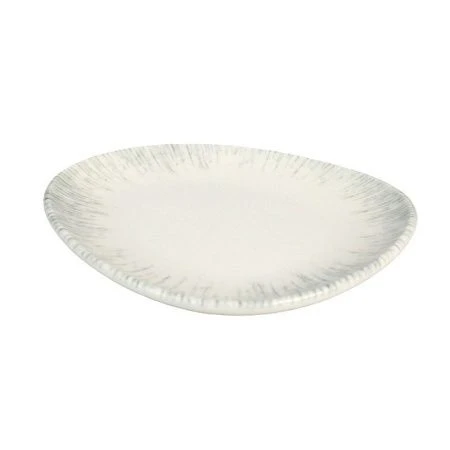 Тарелка мелкая 19см фарфор ИРИС СЕРЫЙ десертная ф. Ваго IRSVAO19DZ (12)