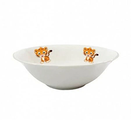 Салатник детский 360мл 15см фарфор ТИГРЁНОК (12/96)