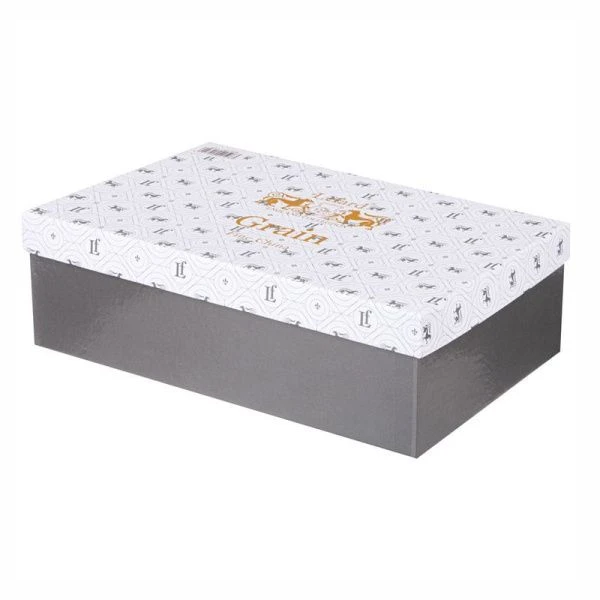 Чайный набор 4пр фарфор Grain lefard на 2 персоны 220мл серый (12)