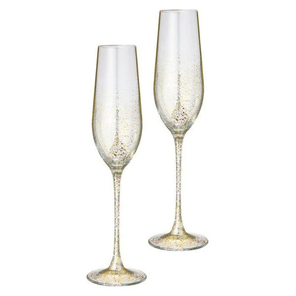 Бокалы для шампанского набор 2шт 180мл стекло Sparkles (12)