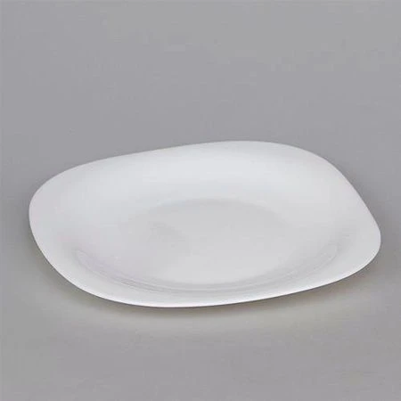 Тарелка мелкая 19см стеклокерамика КАРИН НЬЮ УАЙТ десертная L4454/N6803 (36)