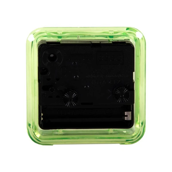 Будильник 7*7см кварц РУБИН Классика зеленый (40)