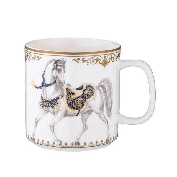 Кружка 400мл фарфор Horse club (36)