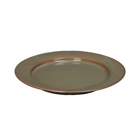 Тарелка мелкая 23см фарфор GOURMET COLORE сине-зеленый десертная [LQ-QK15173C-YB001] (6/48)