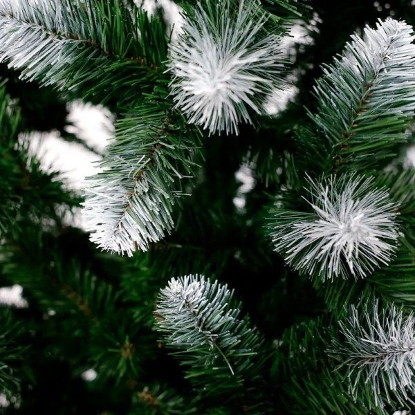 Елка искусственная 220см Европейская большая белоснежные кончики