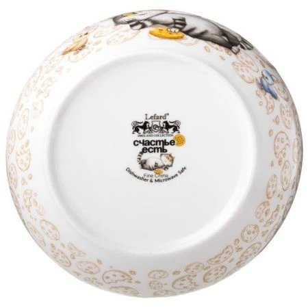 Салатник 600мл 15,5*5см фарфор Счастье есть (18)