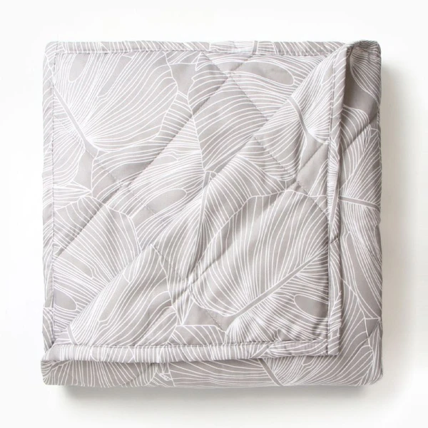 Покрывало 2сп 180*210±5 микрофайбер 100% п/э LoveLife Листья монстеры