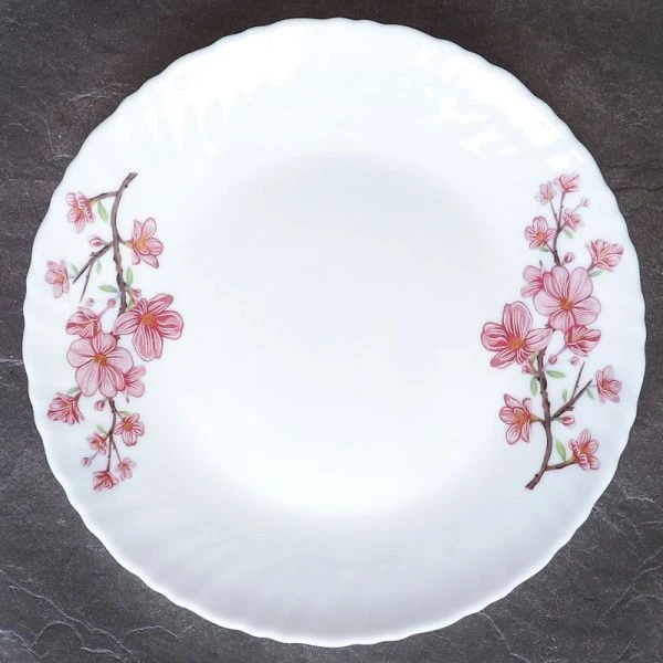 Тарелка мелкая 19см стеклокерамика САКУРА десертная LHP-75XN (7196) (6/72)