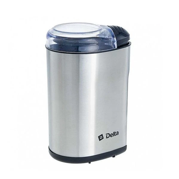 Кофемолка электрическая нерж.сталь DELTA DL-92К стальная 160Вт, вместимость 65г (24) Кофемолка электрическая нерж.сталь DELTA DL-92К стальная 160Вт, вместимость 65г (24)