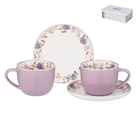 Чайный набор 4пр фарфор Blossom на 2 персоны 250мл (16)