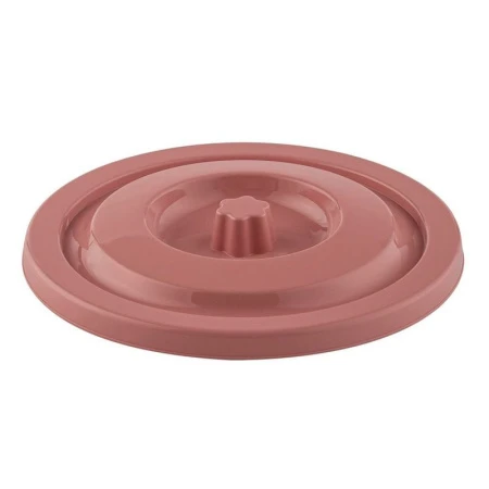 Крышка для ведра пластик Люкс 6л миндальная (25)