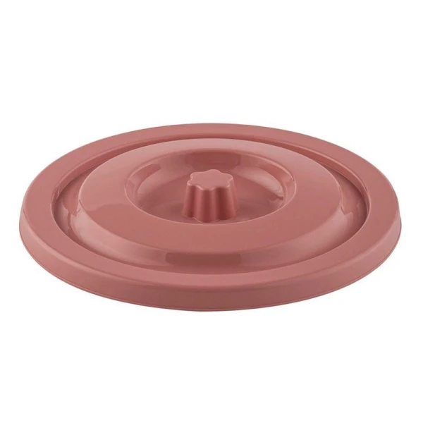 Крышка для ведра пластик Люкс 6л миндальная (25)