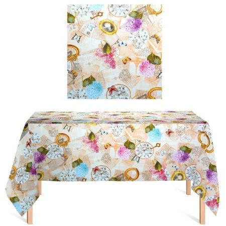 Клеенка "FLORISTA", ПВХ на нетканой основе, ширина 1,4м арт. 110-01, Турция (цена указана за погонный сантиметр)