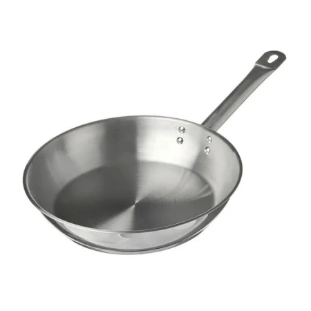 Сковорода 30см нерж.сталь ОБЩЕПИТ без крышки толщ.0,6мм индукц. дно ТРС 3,5мм КТ-ОБ-СН-30 (2)