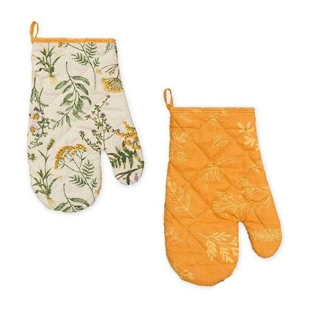 Прихватка-рукавица хлопок ЛУГОВЫЕ ЦВЕТЫ МТ22-261