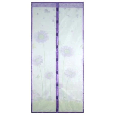 Москитная сетка на магнитах полиэстер 100*210см цв. изображение Ромашки (40)