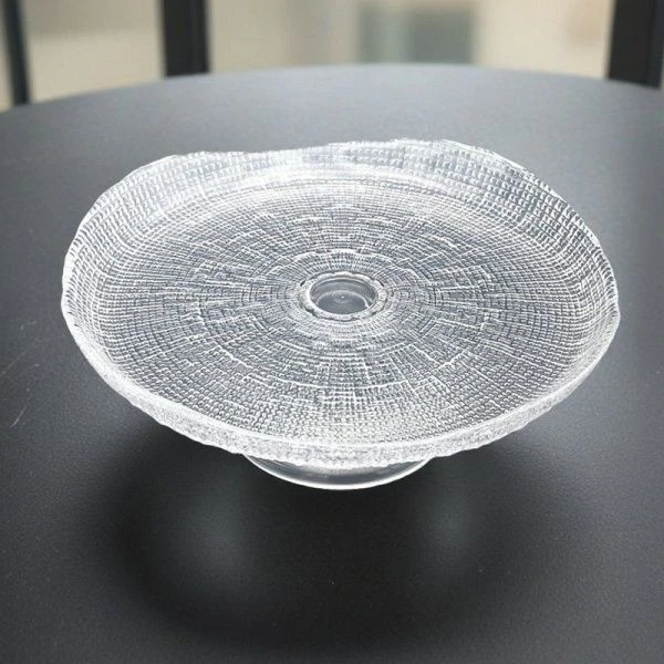 Тортовница 25*11см стекло IVV Diamante на ножке (12)
