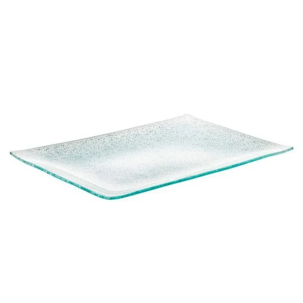 Блюдо 40*30см стекло AQUA прямоугольное
