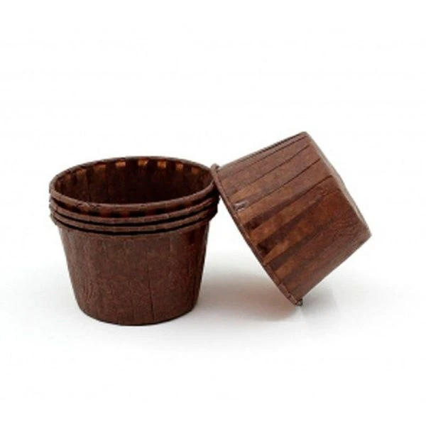 Форма для выпечки бумажная Маффин 50*40мм коричневая (100/12000)