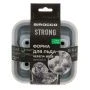 Форма для льда 6 ячеек 13,5*13,5*5см силикон STRONG черепа чёрные SIS0005B