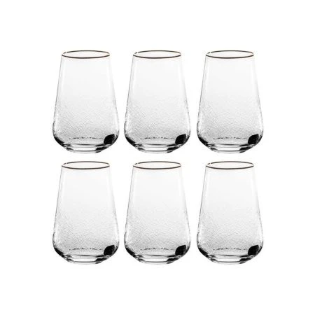 Бокалы для воды набор 6шт 380мл стекло САНДРА QH039 (6)