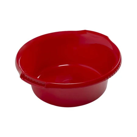 Таз 21л пластик ВОДОЛЕЙ красный круглый С614 (10)