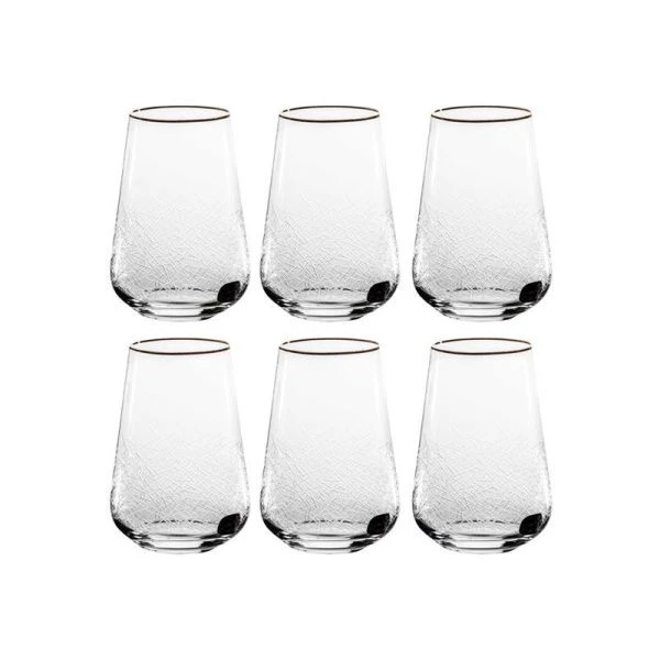 Бокалы для воды набор 6шт 380мл стекло САНДРА QH039 (6)