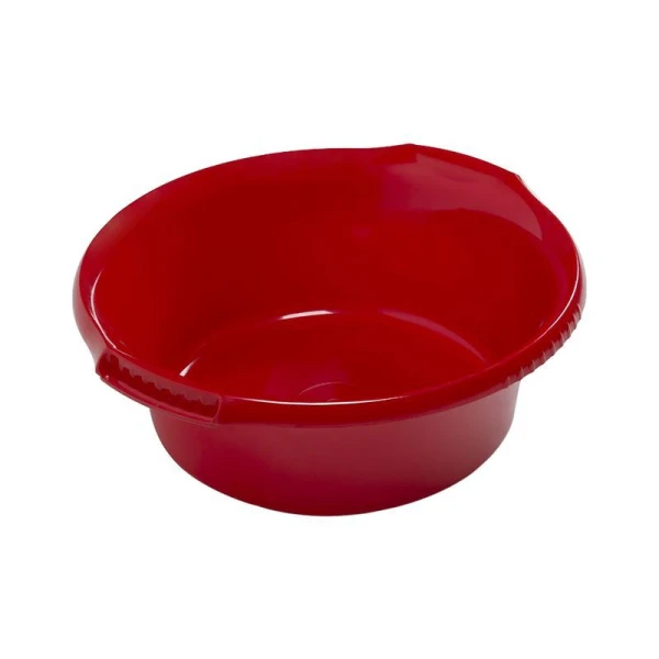 Таз 12л пластик ВОДОЛЕЙ красный круглый С612(18)