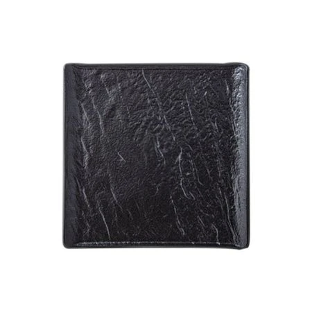 Тарелка мелкая 27*27см фарфор Slatestone черный квадратная WL-661107/A (2/12)
