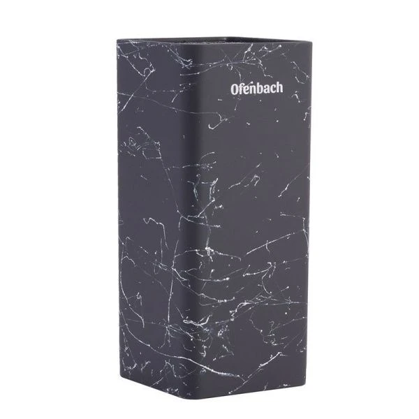 Подставка для ножей с наполнителем 10,3*10,3*23см пластик (6)