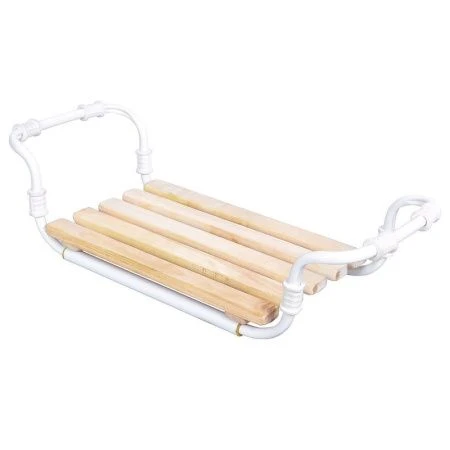 Сиденье для ванны раздвижное 5 реек 770*280*160мм дерево/каркас-металл СВ3 (10)