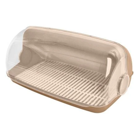 Хлебница 415*260*185мм пластик Plast Team молочный туман (9)