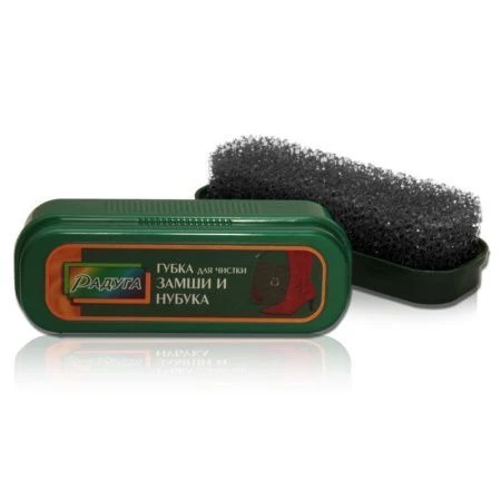 Губка для замши, велюра и нубука РАДУГА (24)