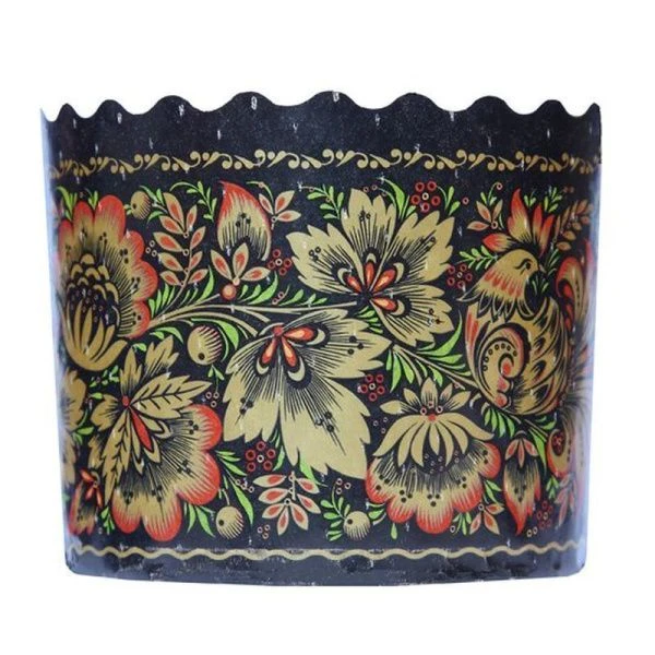 Форма для кулича 7*6см 0,1л бумажная ХОХЛОМА (1/2000)