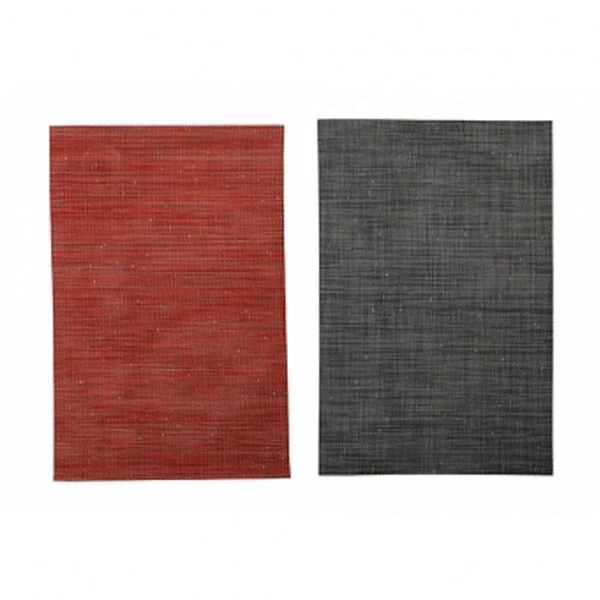 Салфетка сервировочная 45*30см BRIGHT серая/красная DMP15 (24)