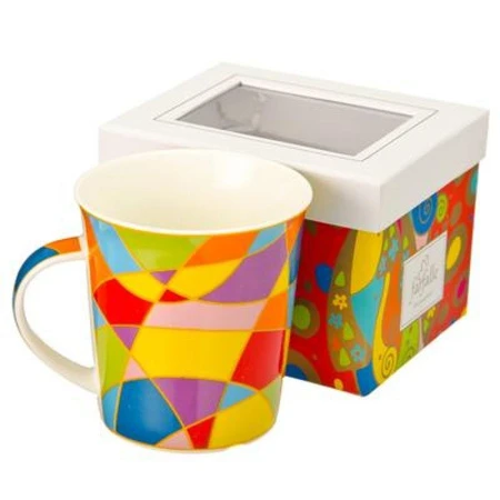 Кружка 370мл фарфор Farfalle SOLID Feerie подар.уп (36)