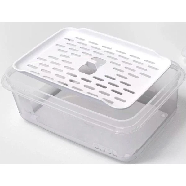 Контейнер пищевой 750мл 163*118*64мм пластик ЭКСТРА ЛОК Bright S герметичный красный (20)