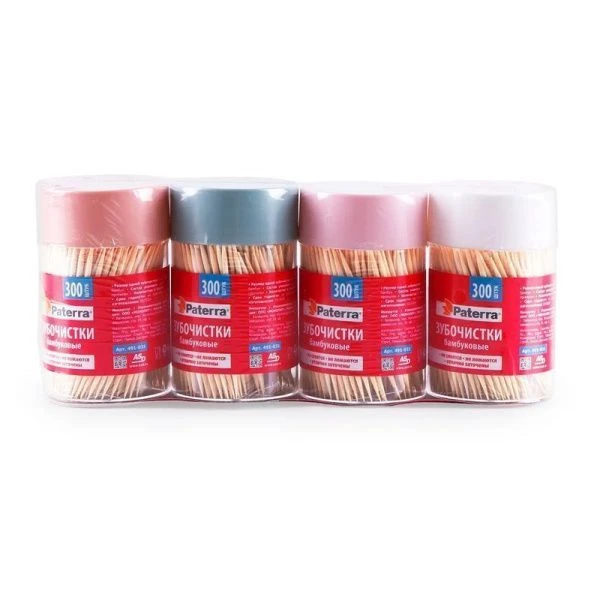 Зубочистки 300шт бамбук в баночке AVIORA (100) Зубочистки 300шт бамбук в баночке AVIORA (100)