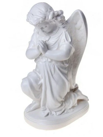 яяяФигурка Ангел в молитве 13*23*15см гипс 286815
