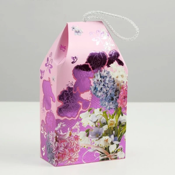 Коробка подарочная складная картонная Сладкая фантазия 19,5*11*5,5см (5)