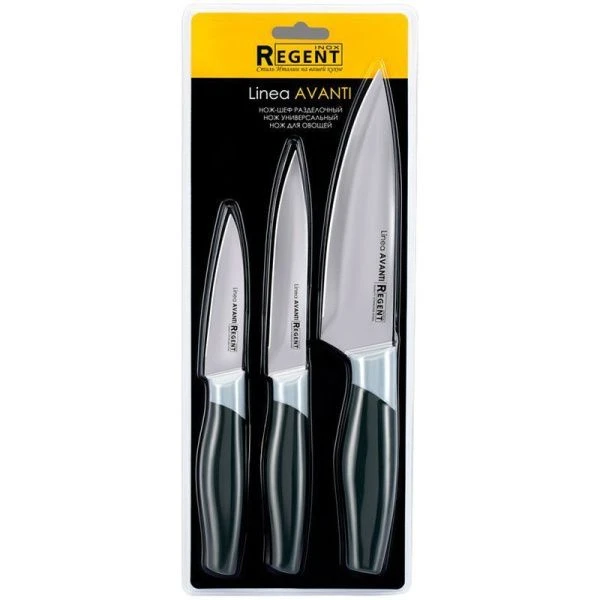 Набор ножей 3пр нерж.сталь Aanti пласт.ручка soft-touch 93-KN-AV-S01 (48/24)