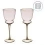 Бокалы для вина набор 2шт 380мл стекло Twist & Shine розовый (10)