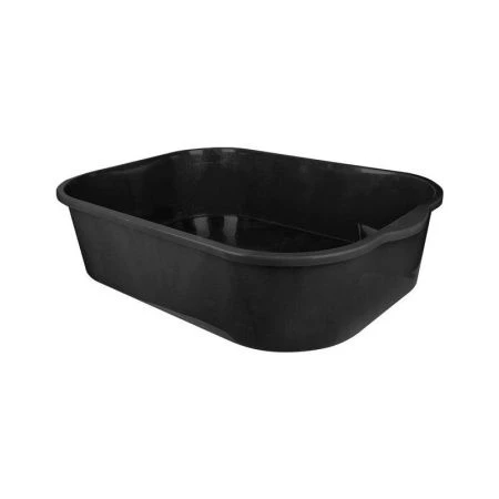 Емкость строительная для раствора 250л 90*128*31см пластик черная (3)